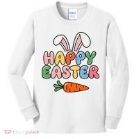 Happy Easter Bunny Ears Kids Long Sleeve Shirt thumb 0