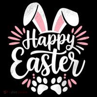 Happy Easter Bunny Ornament thumb 1