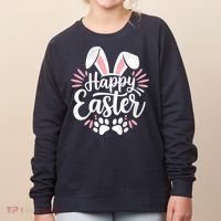 Happy Easter Bunny Women's Sweatshirt thumb 0