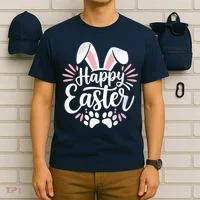 Happy Easter Bunny T-Shirt thumb 6