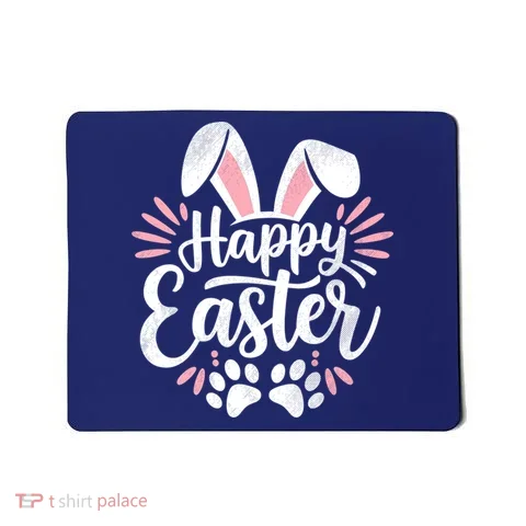 Happy Easter Bunny Mousepad in the selected color