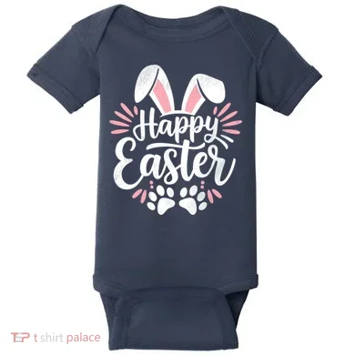 Happy Easter Bunny Baby Bodysuit