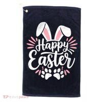 Happy Easter Bunny Golf Towel thumb 0