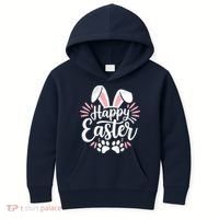 Happy Easter Bunny Kids Hoodie thumb 0