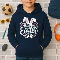 Happy Easter Bunny Kids Hoodie thumb 2