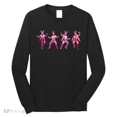Happy Easter Bunny Spring Hunt Eggs Rabbit Funny Trump Dance Long Sleeve Shirt