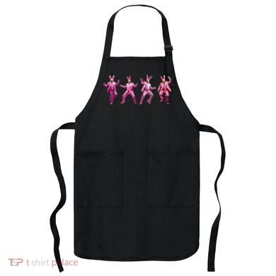 Happy Easter Bunny Spring Hunt Eggs Rabbit Funny Trump Dance Apron