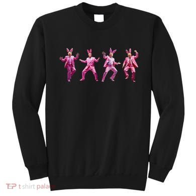 Happy Easter Bunny Spring Hunt Eggs Rabbit Funny Trump Dance Sweatshirt