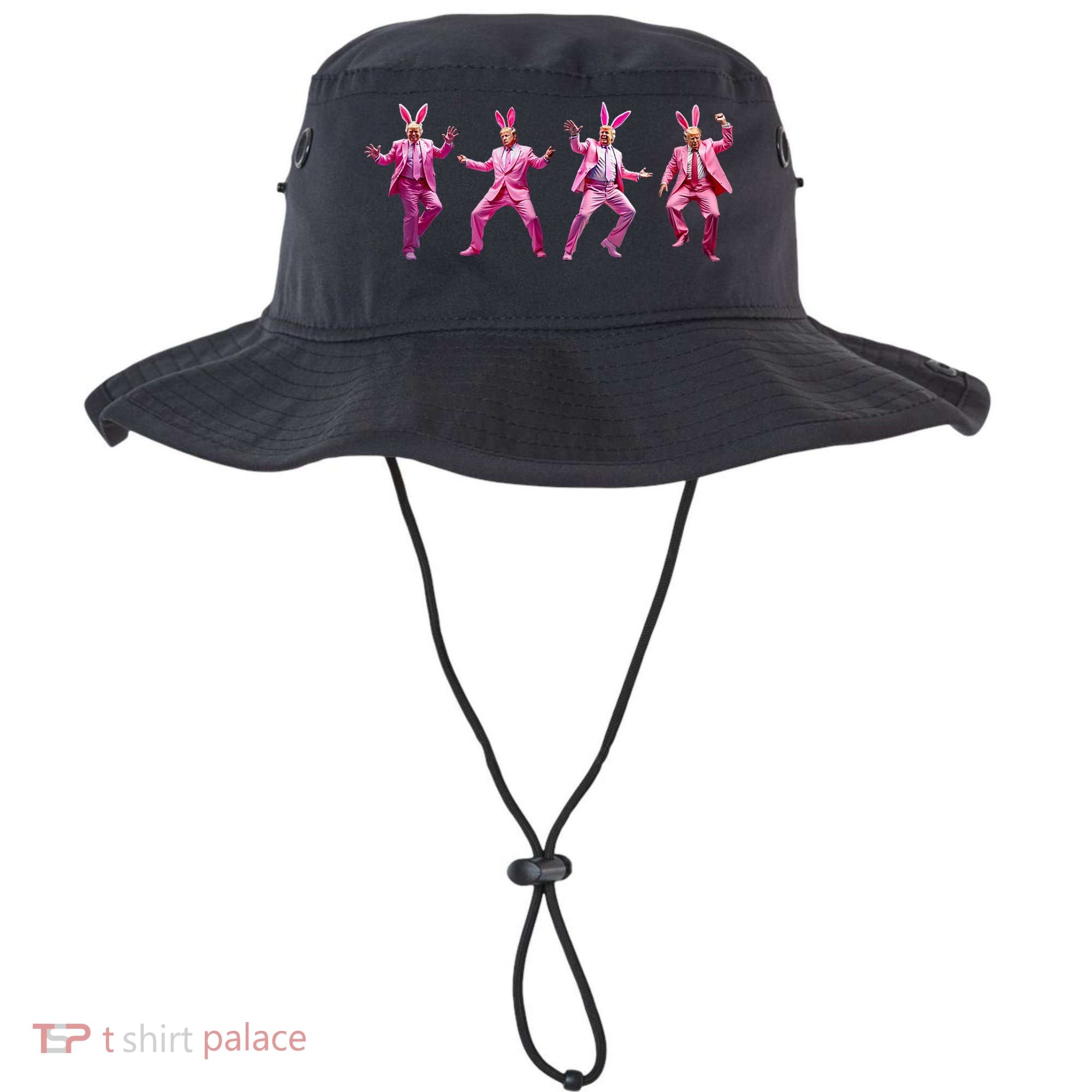 Happy Easter Bunny Spring Hunt Eggs Rabbit Funny Trump Dance Bucket Hat
