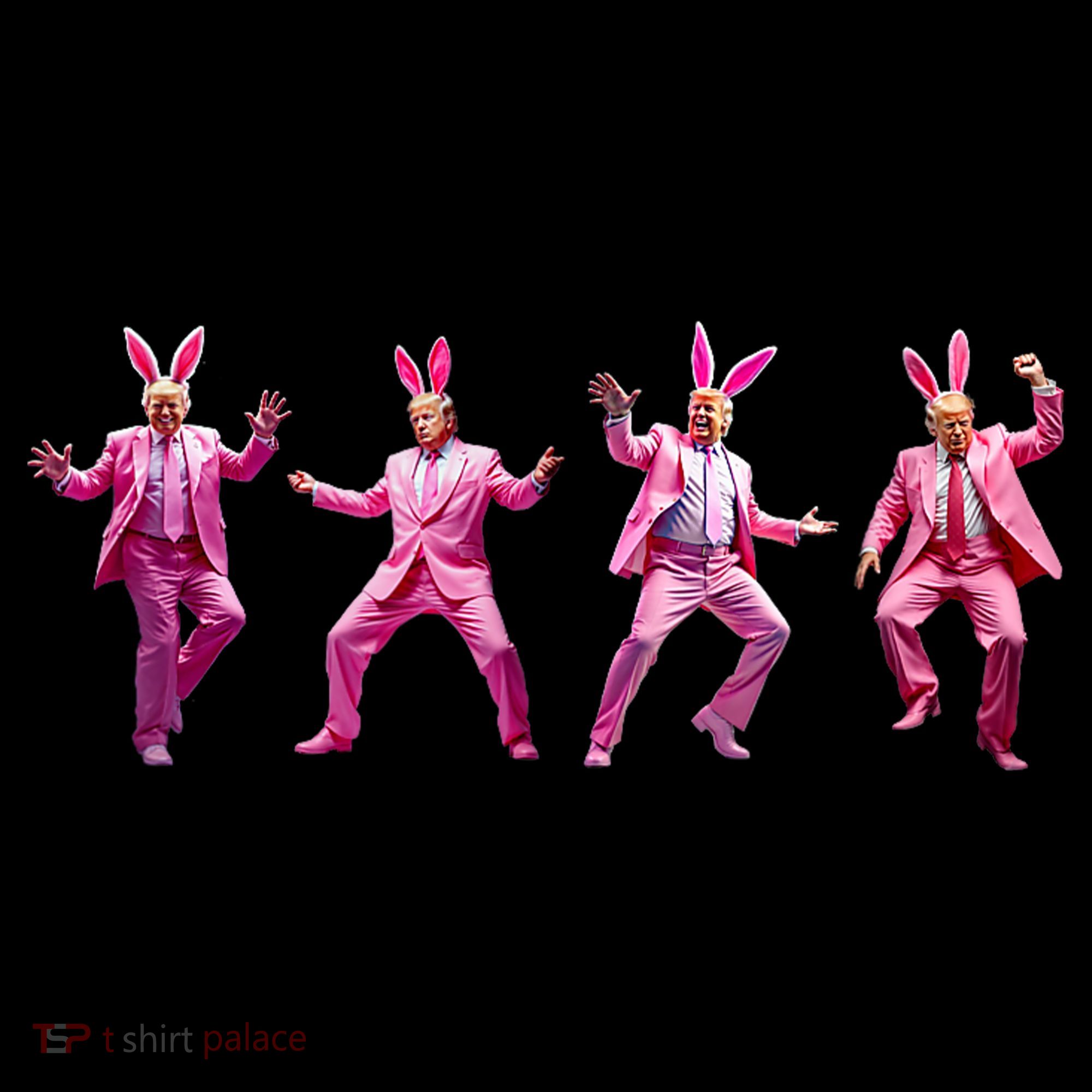Happy Easter Bunny Spring Hunt Eggs Rabbit Funny Trump Dance Bucket Hat