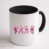 Happy Easter Bunny Spring Hunt Eggs Rabbit Funny Trump Dance Coffee Mug thumb 1