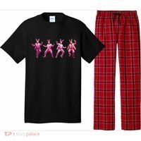 Happy Easter Bunny Spring Hunt Eggs Rabbit Funny Trump Dance Pajama Set thumb 0