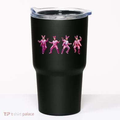 Happy Easter Bunny Spring Hunt Eggs Rabbit Funny Trump Dance Tumbler