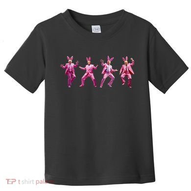 Happy Easter Bunny Spring Hunt Eggs Rabbit Funny Trump Dance Toddler T-Shirt