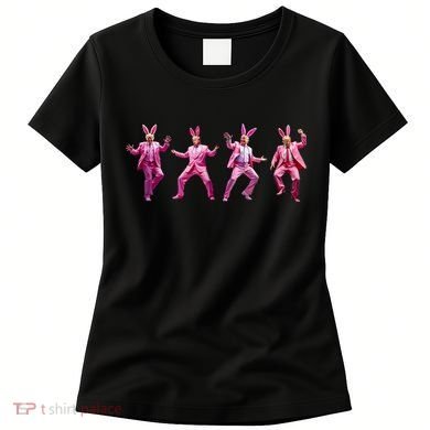 Happy Easter Bunny Spring Hunt Eggs Rabbit Funny Trump Dance Women's T-Shirt