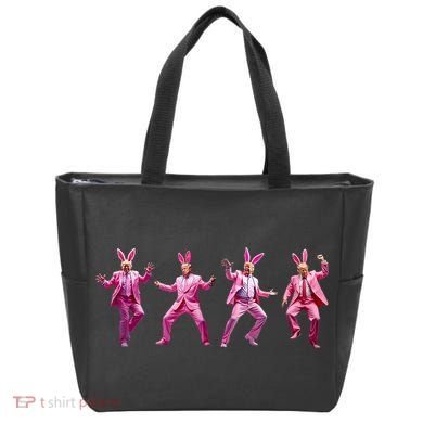 Happy Easter Bunny Spring Hunt Eggs Rabbit Funny Trump Dance Tote Bag