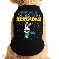 Happy Easter Birthday Bunny Cake Bday Party Doggie Tank thumb 0