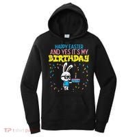 Happy Easter Birthday Bunny Cake Bday Party Women's Hoodie thumb 0