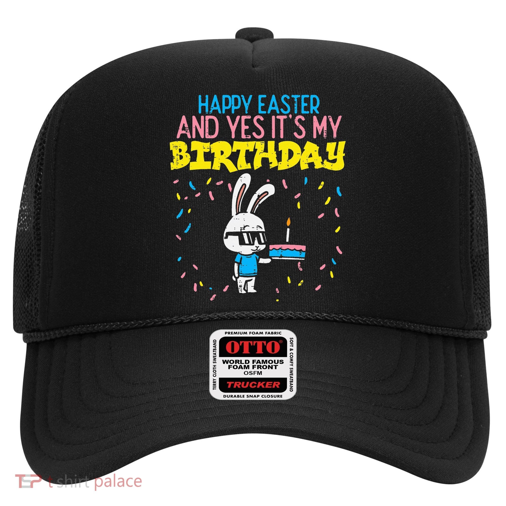 Happy Easter Birthday Bunny Cake Bday Party Hat