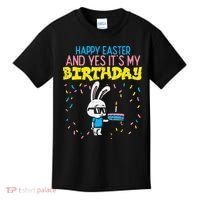 Happy Easter Birthday Bunny Cake Bday Party Kids T-Shirt thumb 0