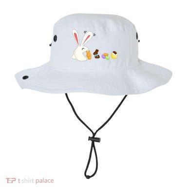 Happy Easter Bunny Eating Candy Funny Boy Girl Easter  Bucket Hat