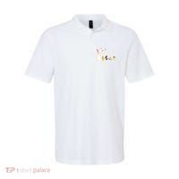 Happy Easter Bunny Eating Candy Funny Boy Girl Easter  Polo thumb 0