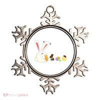 Happy Easter Bunny Eating Candy Funny Boy Girl Easter  Ornament thumb 0