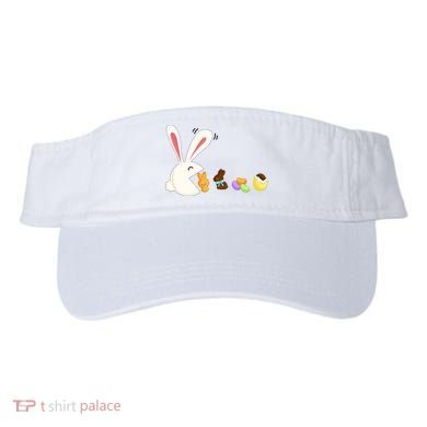 Happy Easter Bunny Eating Candy Funny Boy Girl Easter  Visor