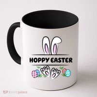Hoppy Easter Bunny Holiday Cute Coffee Mug thumb 0