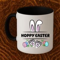 Hoppy Easter Bunny Holiday Cute Coffee Mug thumb 2