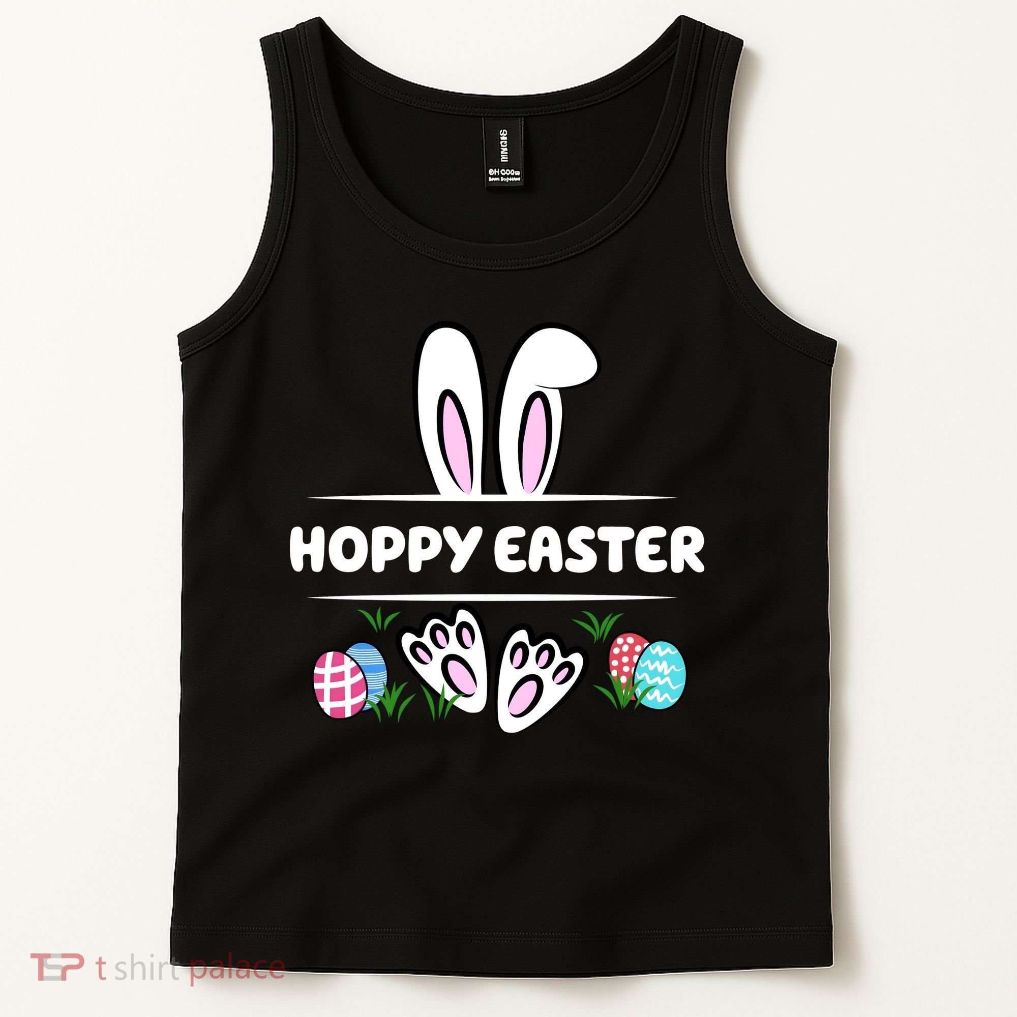 Hoppy Easter Bunny Holiday Cute Tank Top