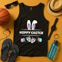 Hoppy Easter Bunny Holiday Cute Tank Top thumb 4