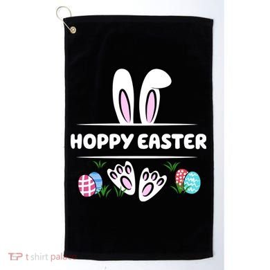 Hoppy Easter Bunny Holiday Cute Golf Towel