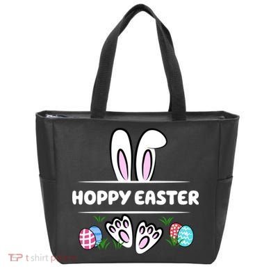 Hoppy Easter Bunny Holiday Cute Tote Bag