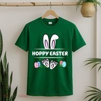 Hoppy Easter Bunny Holiday Cute T-Shirt thumb 2