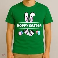 Hoppy Easter Bunny Holiday Cute T-Shirt thumb 3