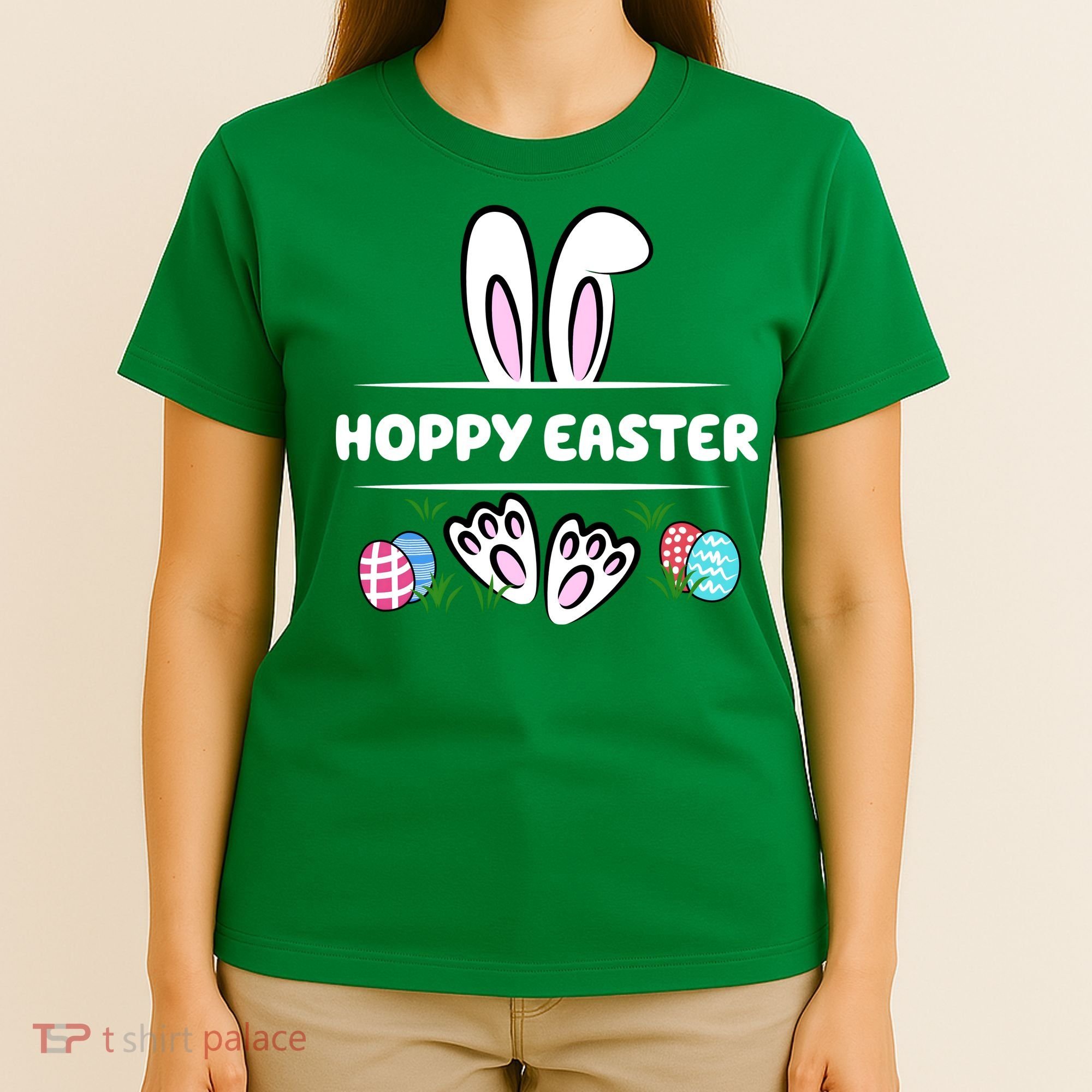 Hoppy Easter Bunny Holiday Cute T-Shirt