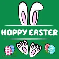 Hoppy Easter Bunny Holiday Cute T-Shirt thumb 7