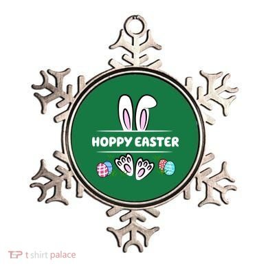Hoppy Easter Bunny Holiday Cute Ornament
