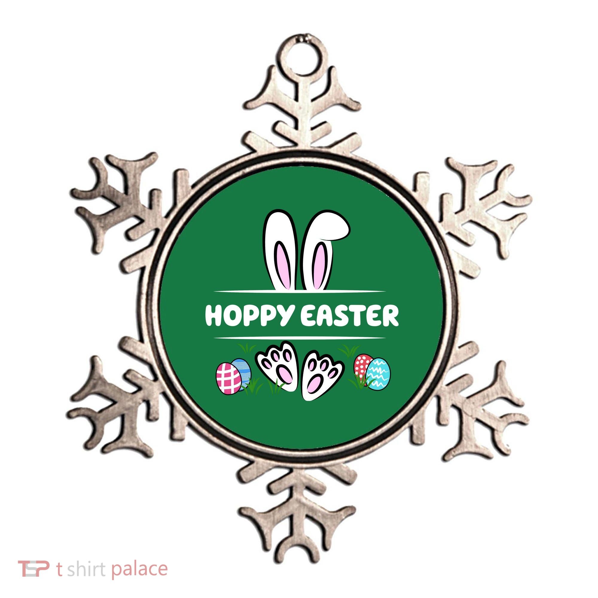 Hoppy Easter Bunny Holiday Cute Ornament