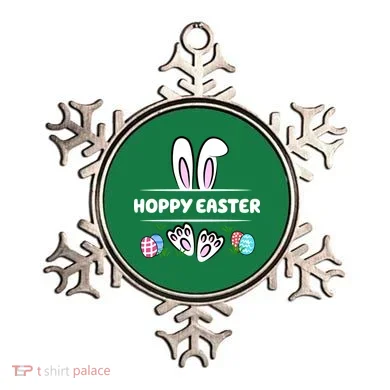 Hoppy Easter Bunny Holiday Cute Ornament