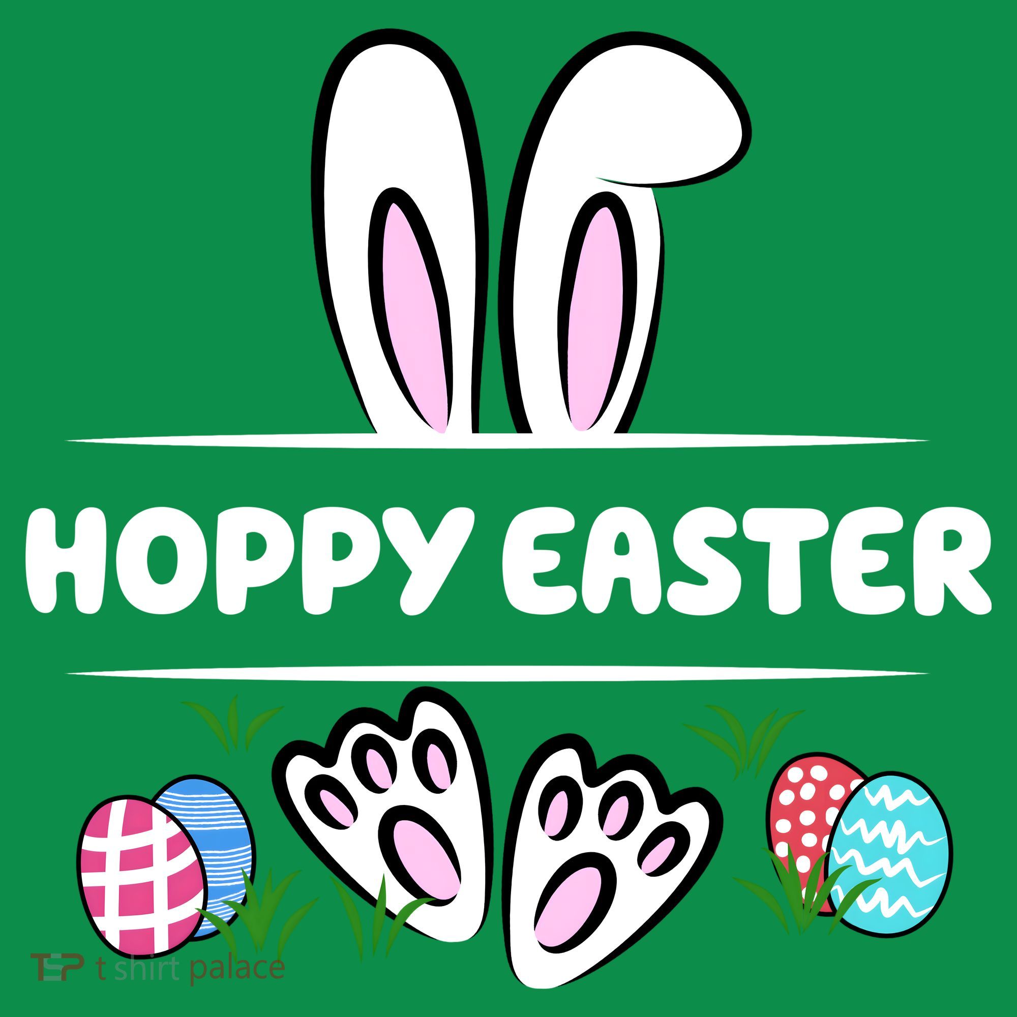 Hoppy Easter Bunny Holiday Cute Baby Bodysuit