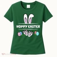 Hoppy Easter Bunny Holiday Cute Women's T-Shirt thumb 0