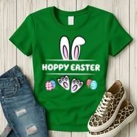 Hoppy Easter Bunny Holiday Cute Women's T-Shirt thumb 3