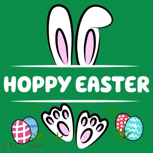 Hoppy Easter Bunny Holiday Cute Women's T-Shirt
