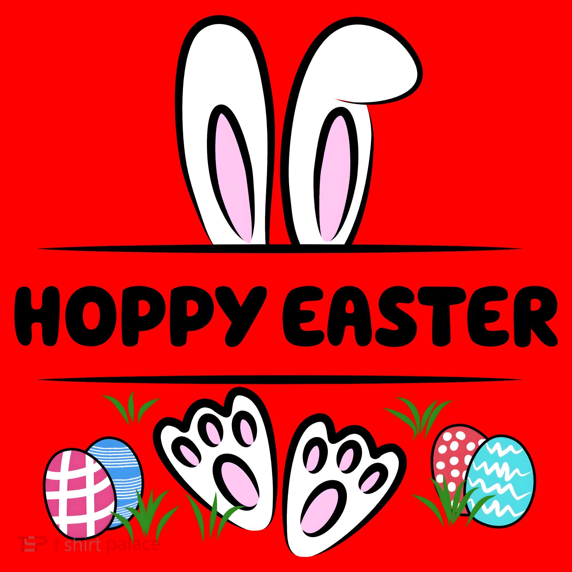 Hoppy Easter Bunny Holiday Cute Santa Hat