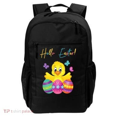 Hello Easter Cute Chick Holiday Backpack