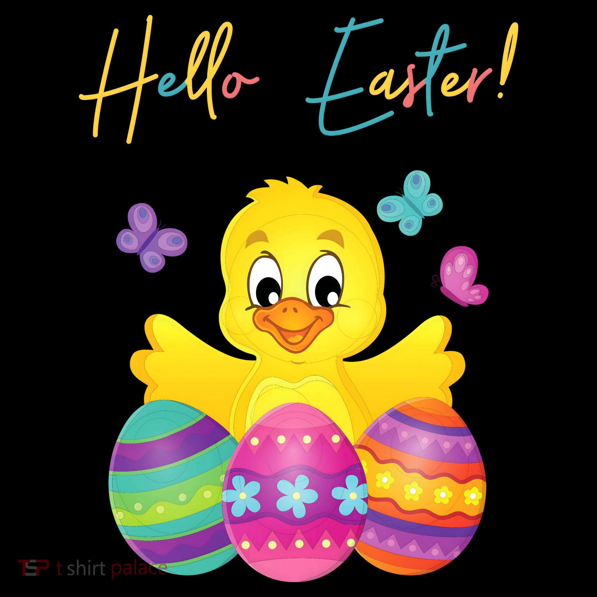 Hello Easter Cute Chick Holiday Backpack