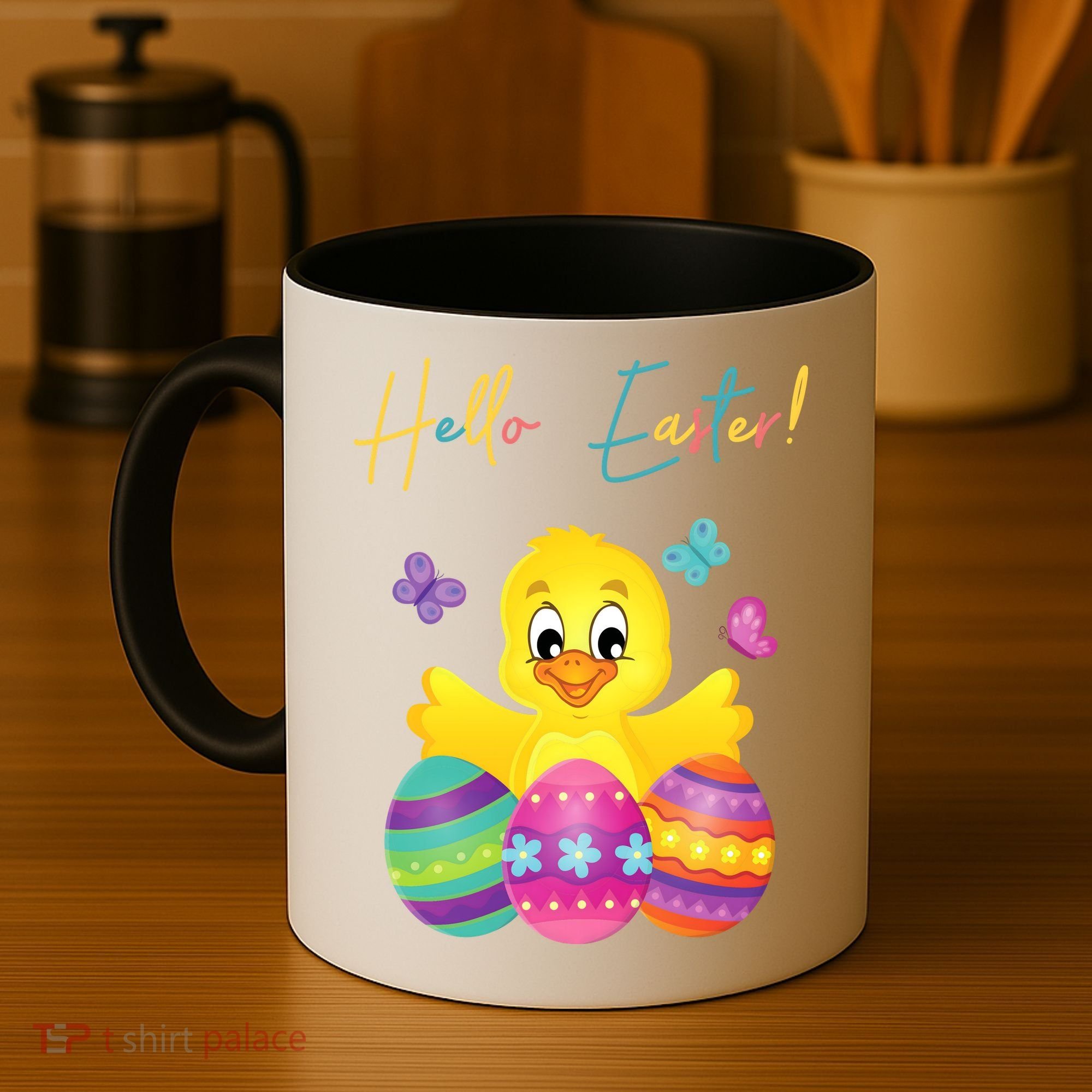 Hello Easter Cute Chick Holiday Coffee Mug