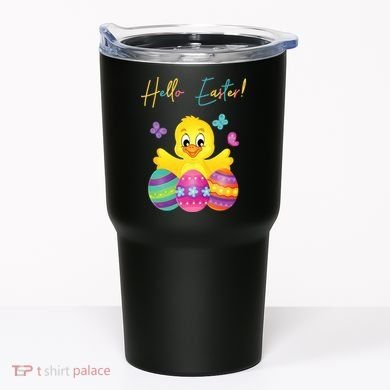 Hello Easter Cute Chick Holiday Tumbler
